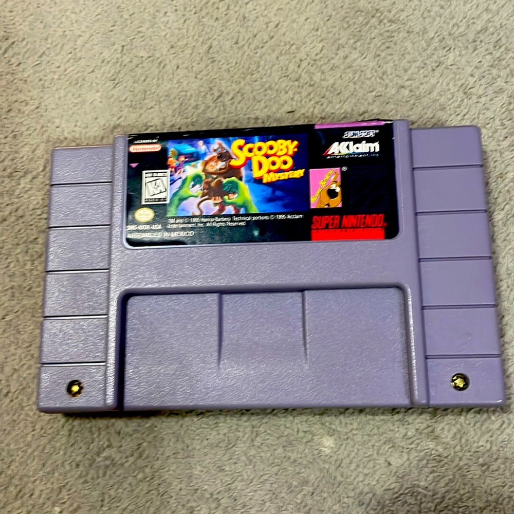 Scooby-Doo Mystery Super Nintendo Game